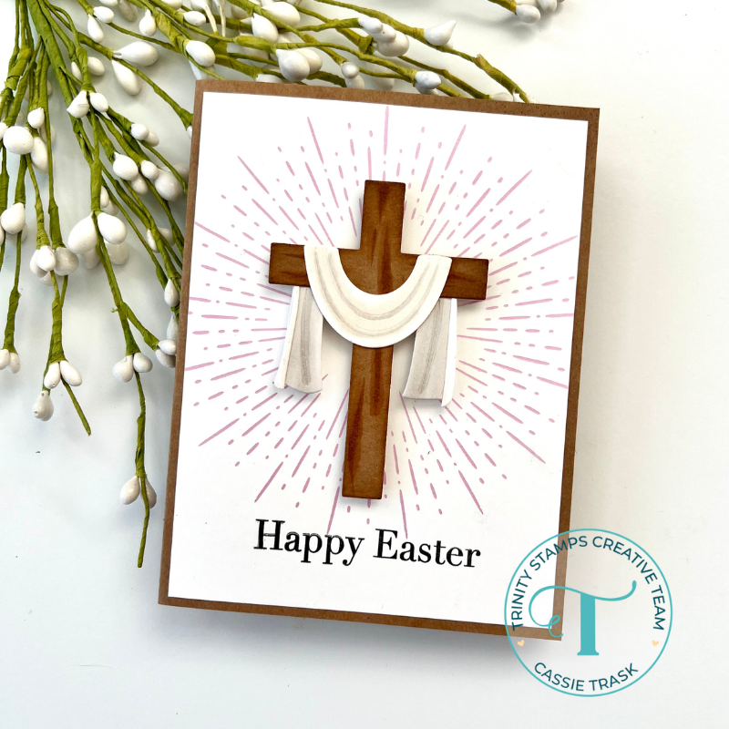 Trinity Stamps At The Cross Die Set tmd-282 Christian Easter Card