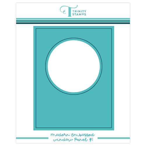 Trinity Stamps Modern Embossed Window Panel 1 Die Set tmd-228