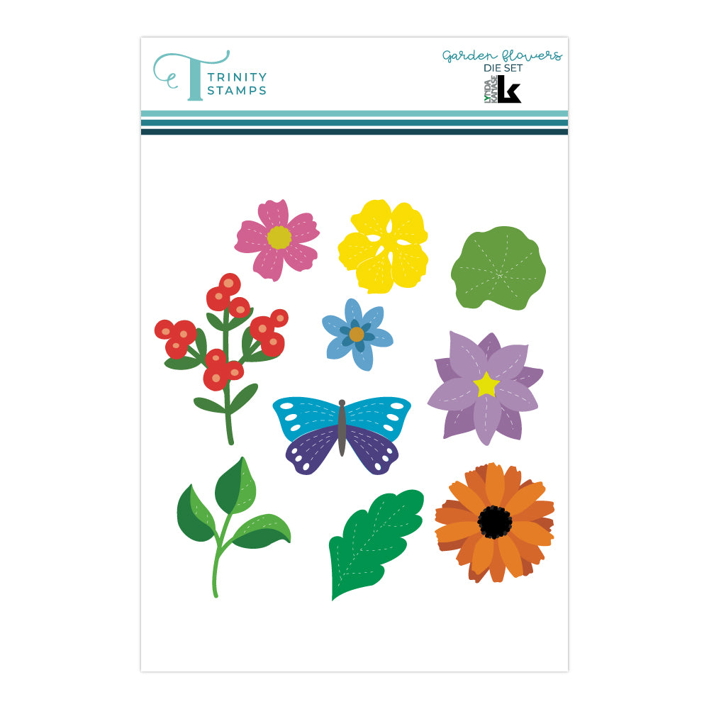 Trinity Stamps Garden Flowers Die Set tmd-291