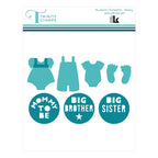 Trinity Stamps Ribbon Rosette Baby Die Set tmd-300