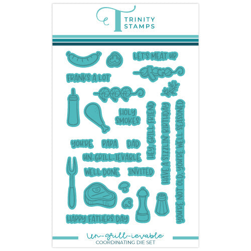 Trinity Stamps Un-grill-ievable Coordinating Die Set tmd-c245