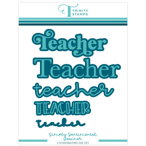 Trinity Stamps Simply Sentimental Teacher Dies tmd-c268