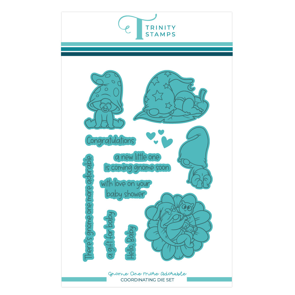 Trinity Stamps Gnome One More Adorable Die Set tmd-c318