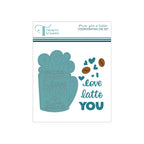Trinity Stamps Love You A Latte Stamp and Die Bundle