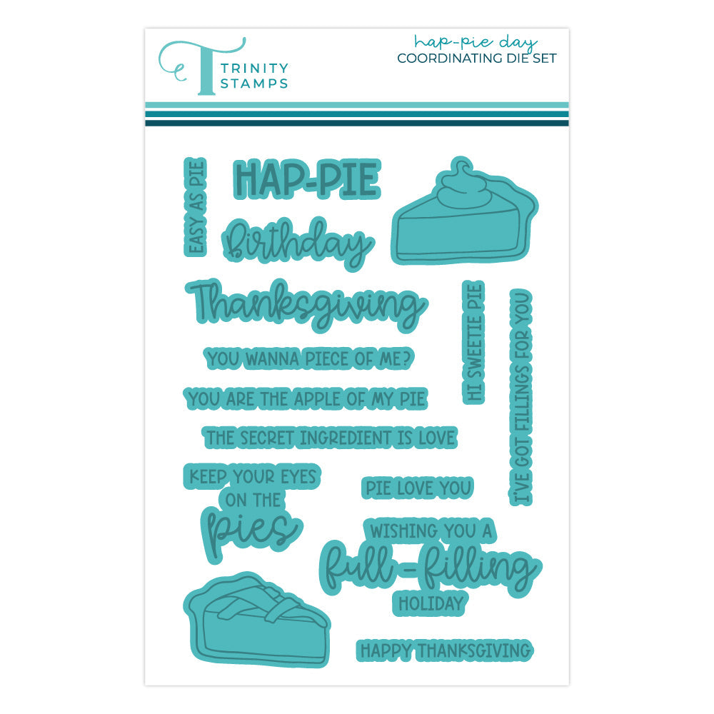 Trinity Stamps Hap-pie Day Stamp and Die Bundle