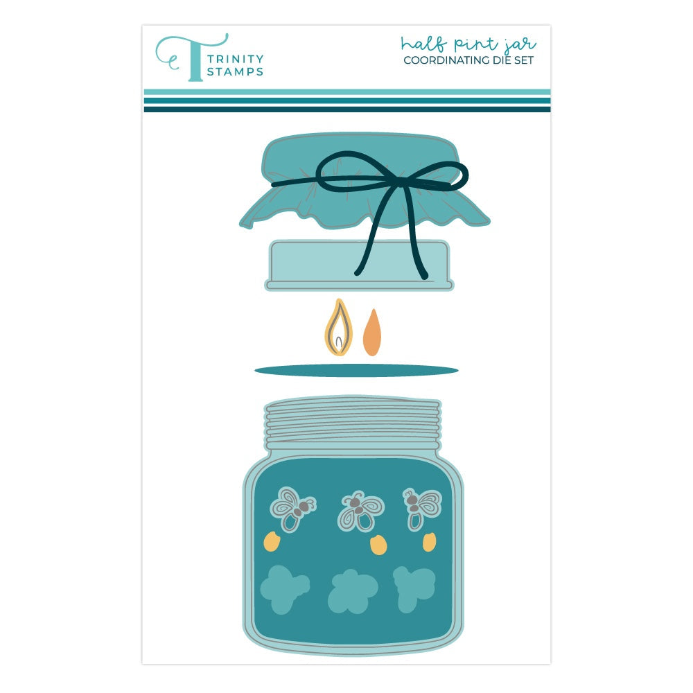 Trinity Stamps Half Pint Jar Clear Stamp Set tps-346