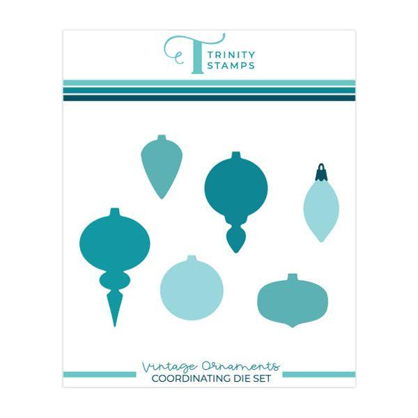 Trinity Stamps Vintage Ornaments Dies tmd-cs079