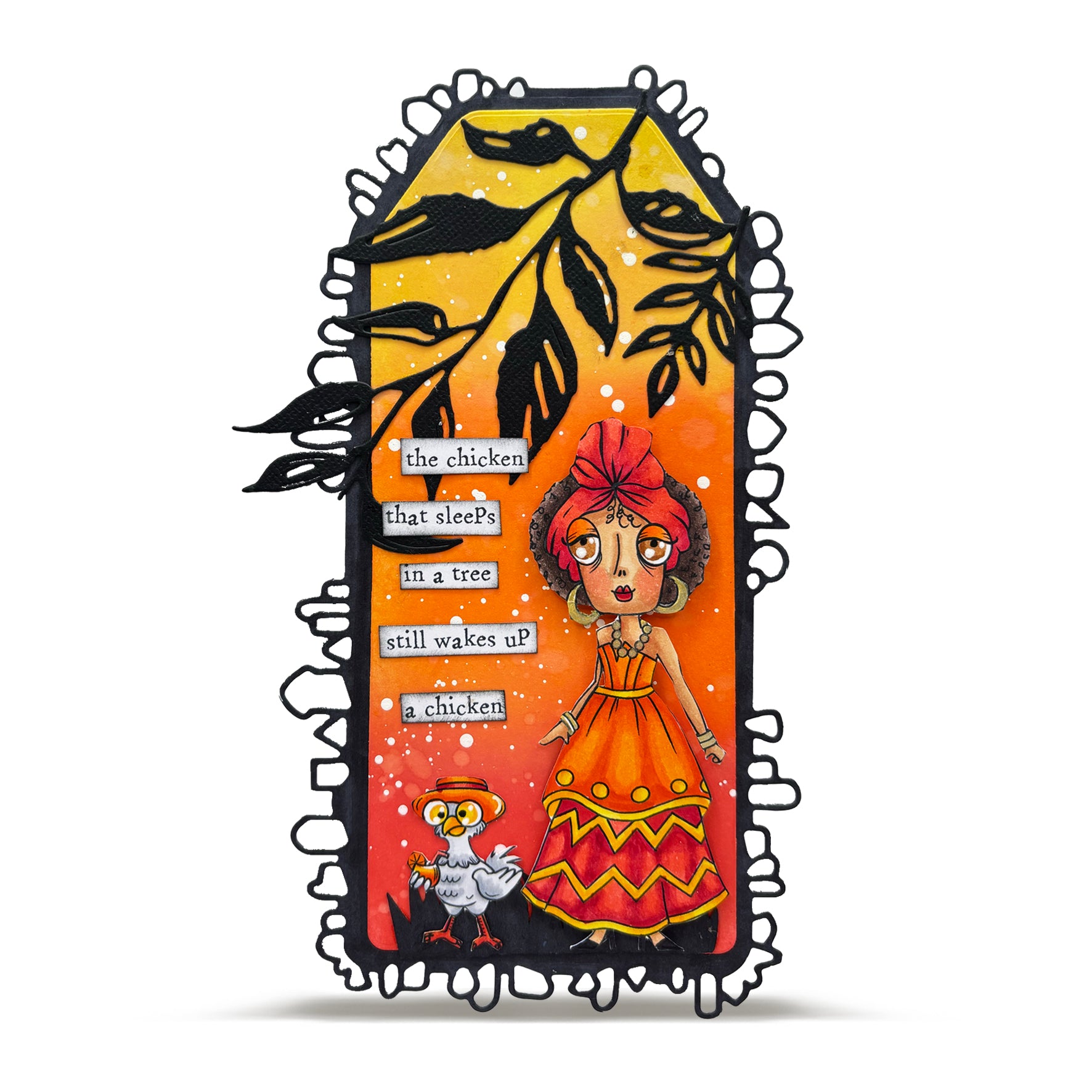 AALL & Create Island Queen Dee A7 Clear Stamps 1277