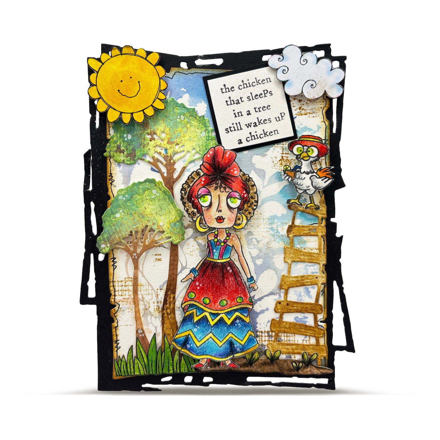 AALL & Create Island Queen Dee A7 Clear Stamps 1277
