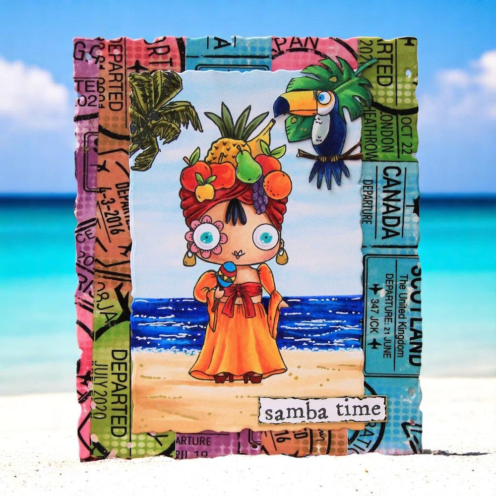 AALL & Create Samba Time A7 Clear Stamps 1278
