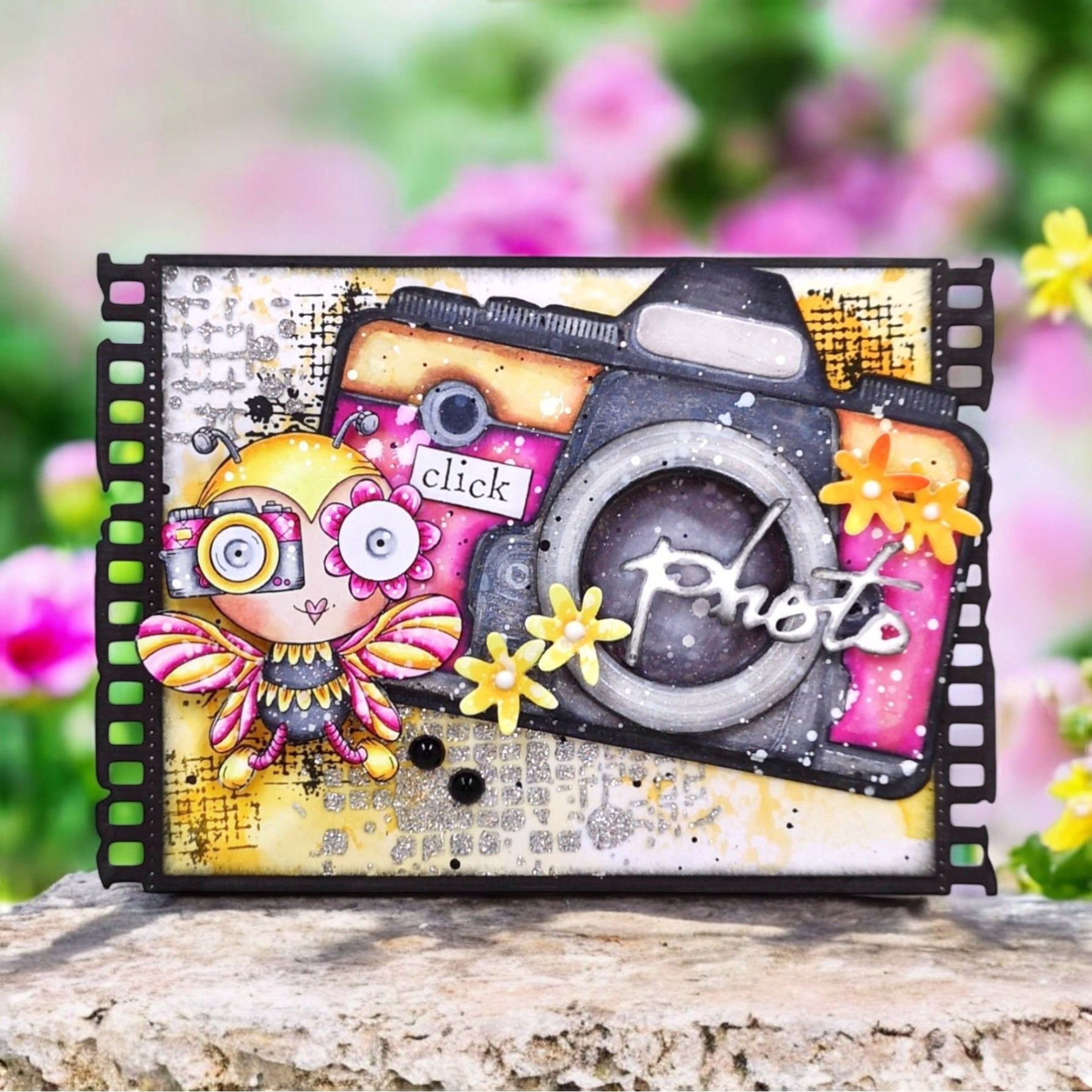 AALL & Create Shutter Bug A7 Clear Stamps 1279