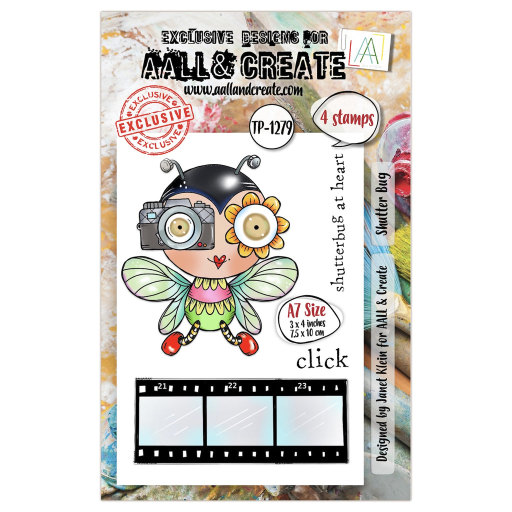 AALL & Create Shutter Bug A7 Clear Stamps 1279