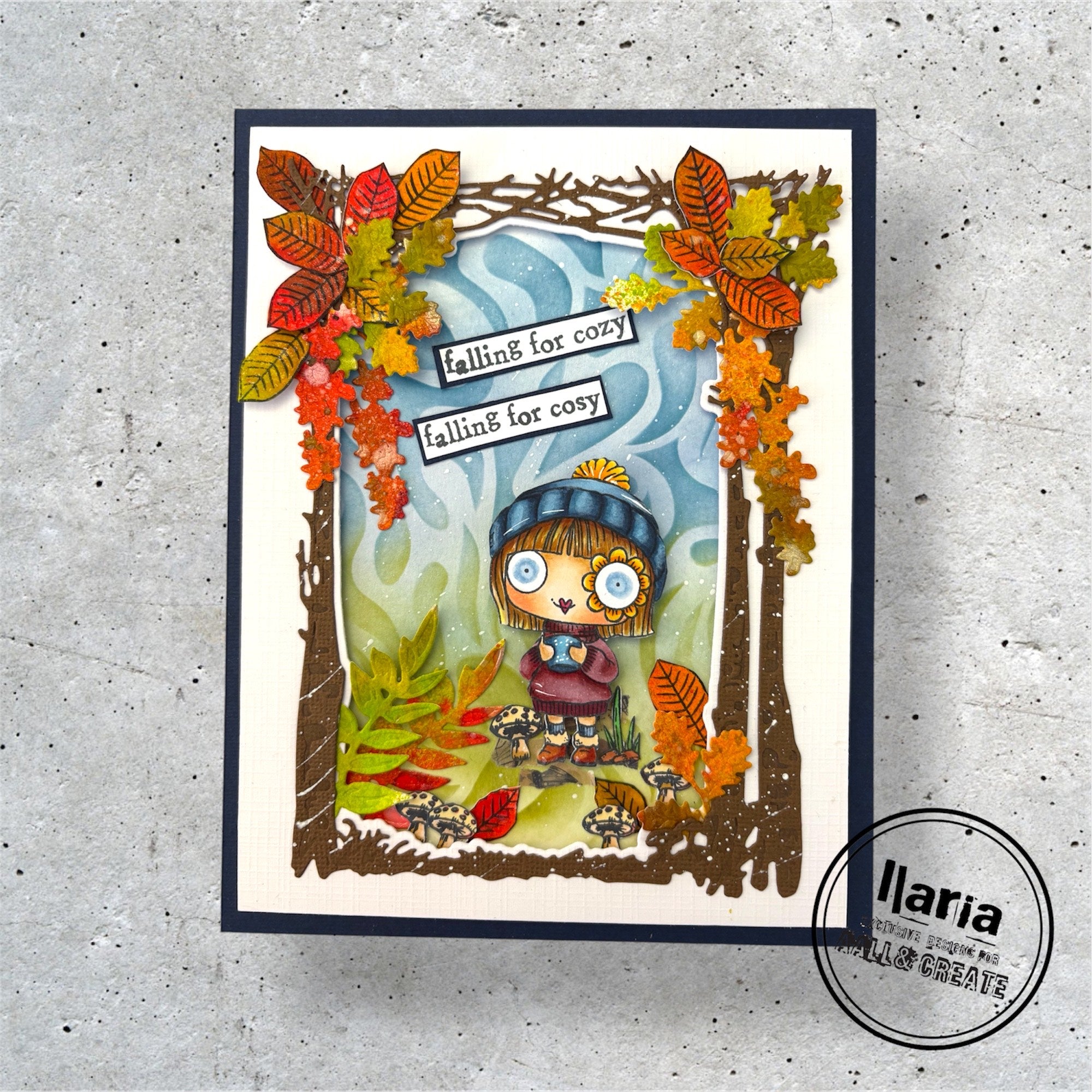 AALL & Create Falling For Fall A7 Clear Stamps 1282