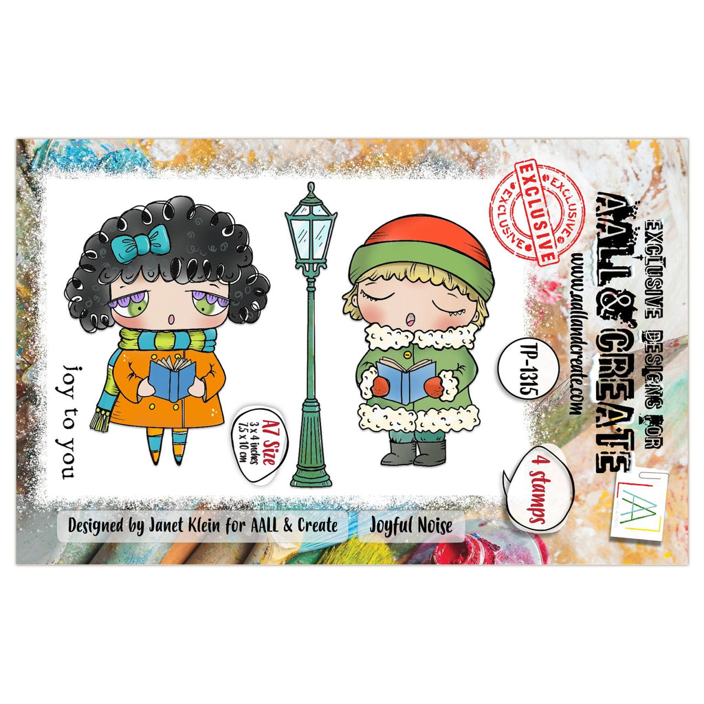 AALL & Create Joyful Noise A7 Clear Stamps 1315