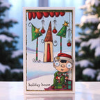 AALL & Create Holiday House A7 Clear Stamps 1316