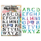 AALL & Create Scribble Splash A5 Clear Stamp Set 1332