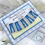 Trinity Stamps Smarty Pants Coordinating Die Set tmd-c247 Blue Jean Father's Day Card