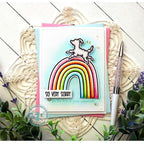 Trinity Stamps Cloud Companions Clear Stamp Set tps-254 So Very Sorry Pet Sympathy Card