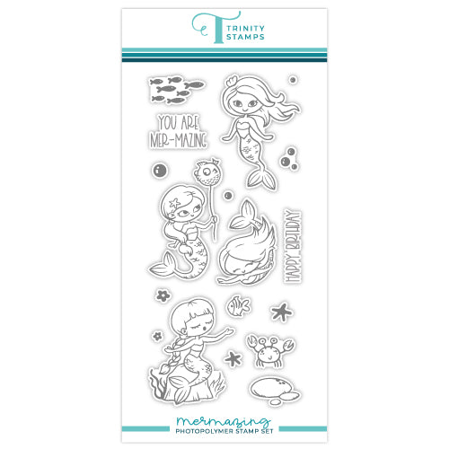 Trinity Stamps Mermazing Clear Stamp Set tps-260