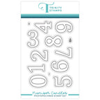 Trinity Stamps Number Candles Clear Stamp Set tps-262