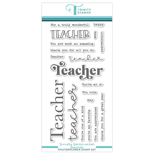 Trinity Stamps Simply Sentimental Teacher Clear Stamps tps-268