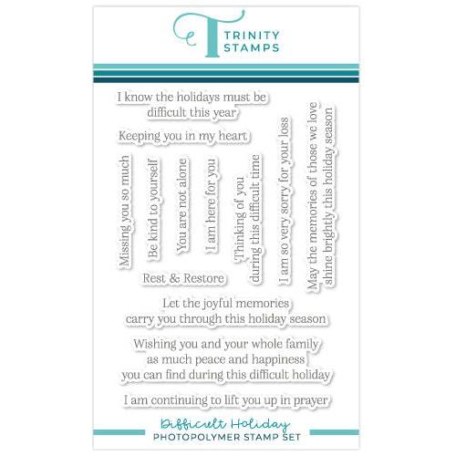 Trinity Stamps Difficult Holiday Sentiments Clear Stamps tps-294
