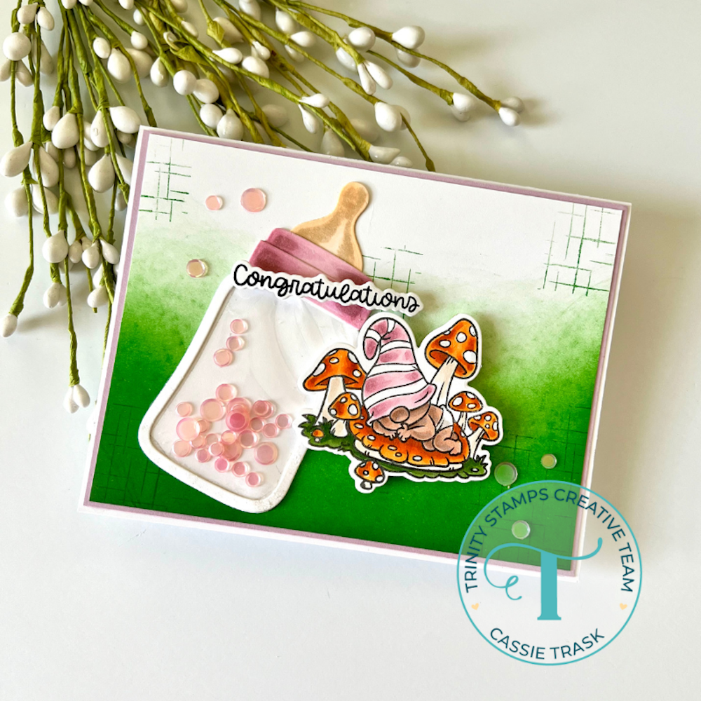 Trinity Stamps Gnome One More Adorable Clear Stamp Set tps-318 bottle