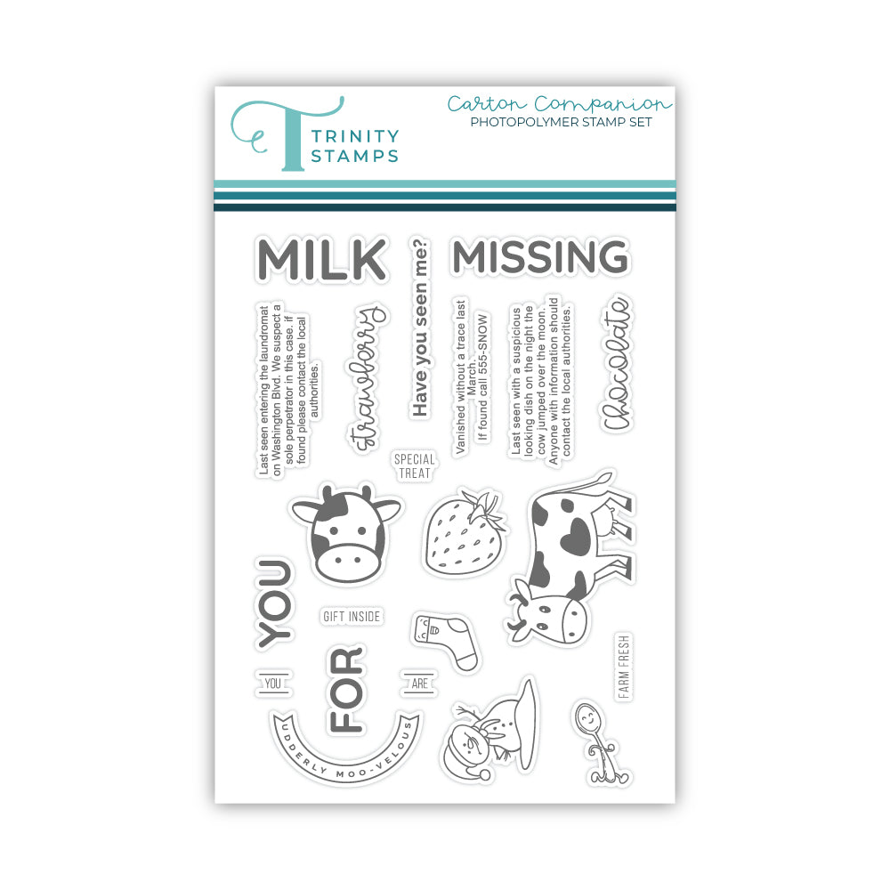Trinity Stamps Carton Companion Clear Stamp Set tps-321