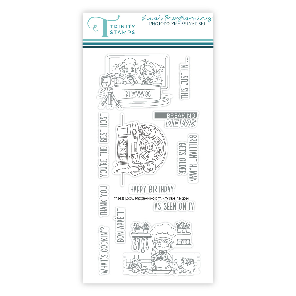 Trinity Stamps Local Programing Clear Stamp Set tps-323