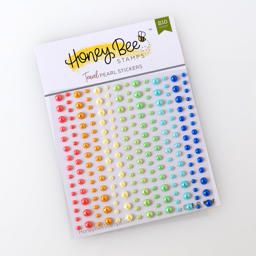 Honey Bee Travel Pearl Stickers hbgs-prl18