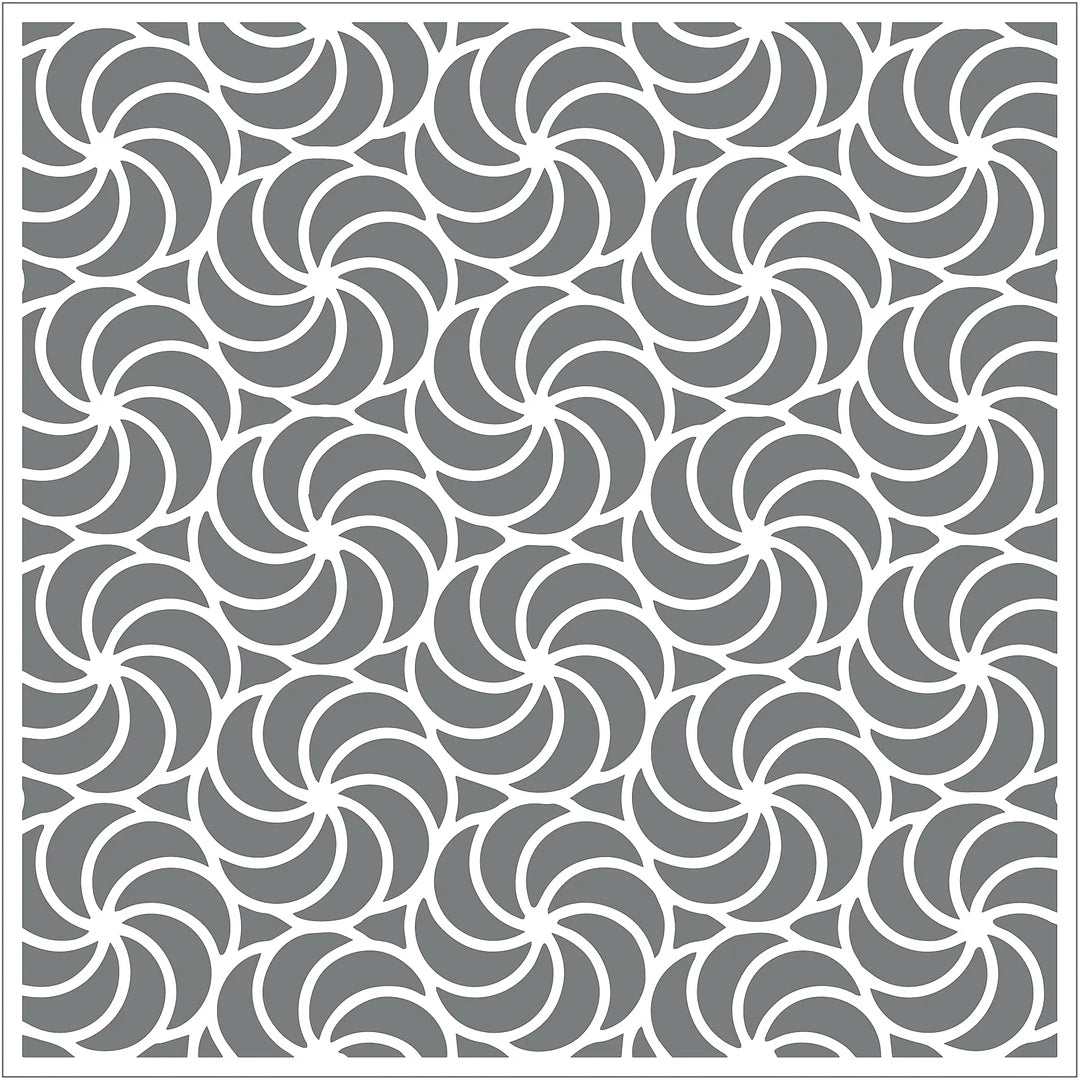 The Rabbit Hole Designs Candy Twist Stencil trh-004s