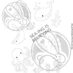 The Rabbit Hole Designs Sea-ing is Believing Clear Stamps TRH-203