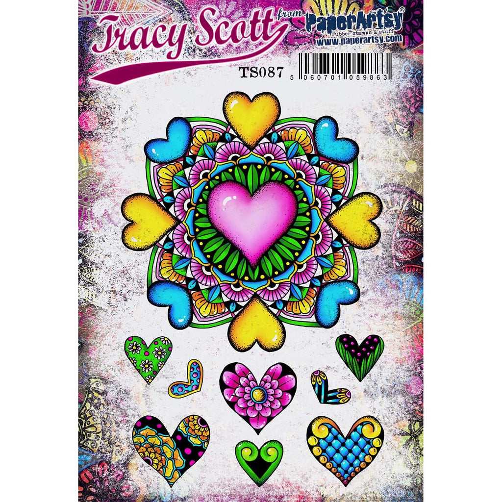 Paper Artsy Tracy Scott Cling Stamps ts087