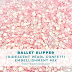 Trinity Stamps Ballet Slipper Confetti Embellishment Box tsb-400