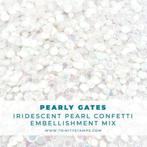Trinity Stamps Pearly Gates Confetti Embellishment Box tsb-404