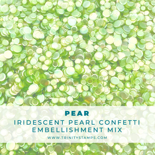 Trinity Stamps Pearl Confetti Embellishment Box tsb-410