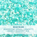 Trinity Stamps Seafoam Confetti Embellishment Box tsb-411