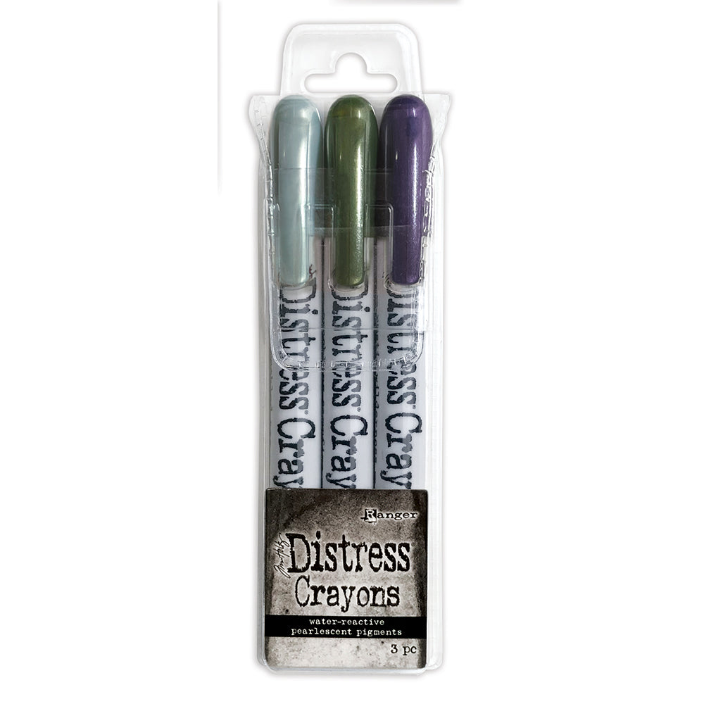 Ranger Tim Holtz Distress Halloween Pearl Crayon Set 6 tshk84358