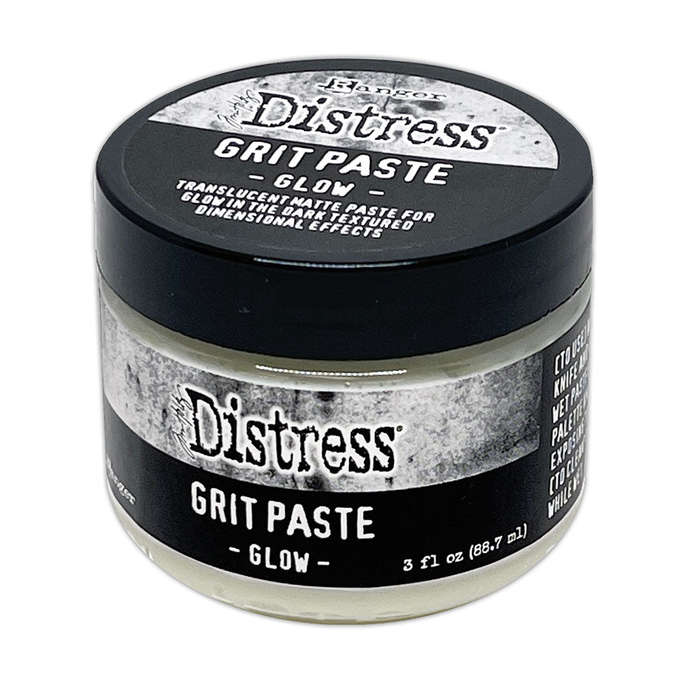 Tim Holtz Distress Glow Halloween Grit Paste Ranger tshk84464 non-glowing in jar