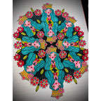 Paper Artsy Tracy Scott Mini Cling Stamps tsm22 mandala