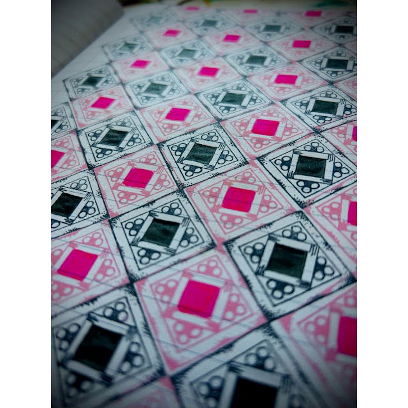 Paper Artsy Tracy Scott Mini Cling Stamps tsm29 pink