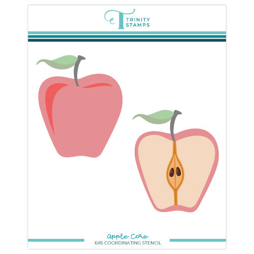 Trinity Stamps Apple Core 6 x 6 Stencil tss-072