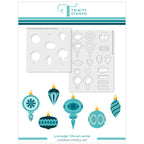 Trinity Stamps Vintage Ornaments Layering Stencils tss-079