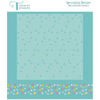 Trinity Stamps Sprinkled Border 6 x 6 Stencil tss-082
