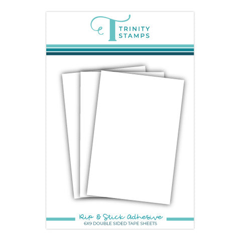 Trinity Stamps - Rip and Stick Double Sided Adhesive Sheet - 6 x 9