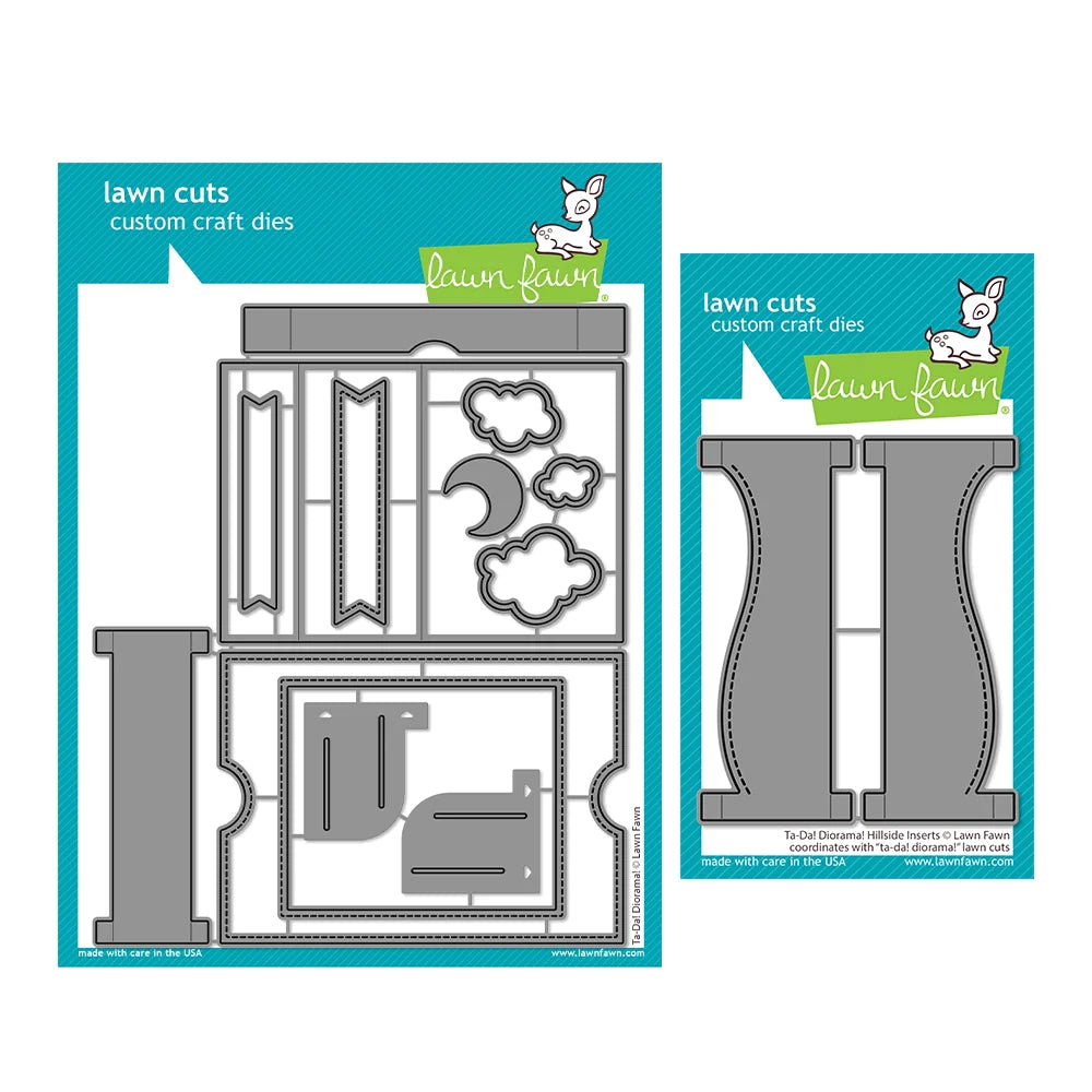 Lawn Fawn Set Ta-Da! Diorama! Dies and Inserts