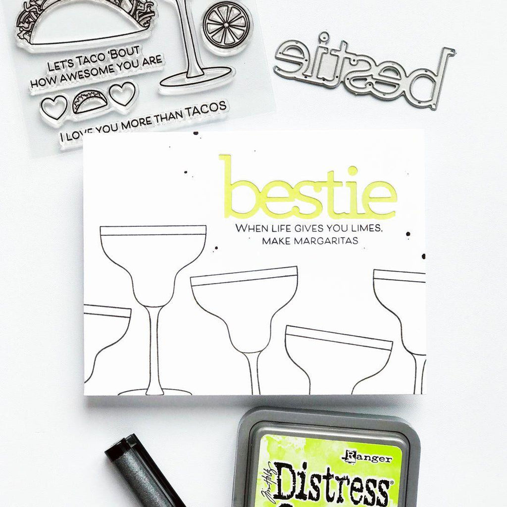 Simon Says Clear Stamps Taco Bout It 3050ssc Celebrate Friend Card