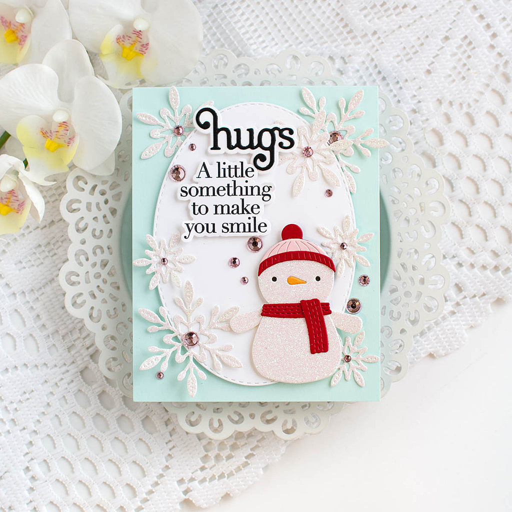 CZ Design Clear Stamps Tag Greetings cz3100c DieCember Winter Card | color-code:ALT02