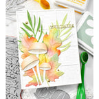 Simon Says Stamp Tall Mushrooms Wafer Dies s903 Season Of Wonder Hello Card