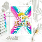 Simon Says Stamp Tall Mushrooms Wafer Dies s903 Season Of Wonder Thanks Card | color-code:ALT01